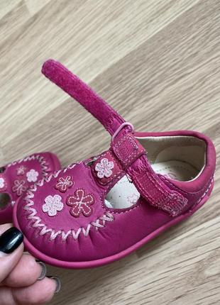 Туфли кожаные clarks 19 размер 8