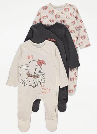 Дитячий чоловічок ромпер disney dumbo для немовлят для дівчинки чоловічки george