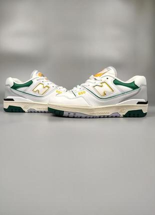 New balance 550 white nightwatch green