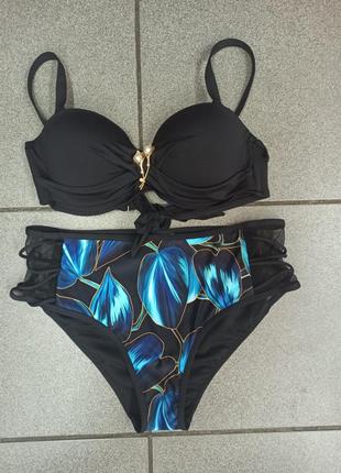 Купальник анжелика балконет черный купальник высокие плавки глубокие плавки
