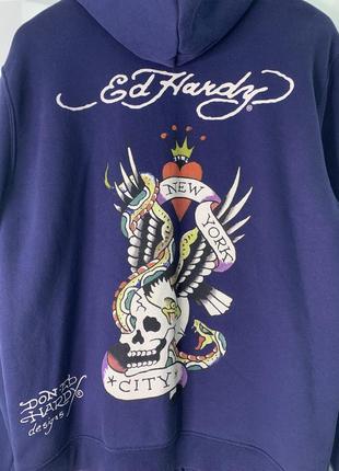 Ed hardy зип худи4 фото