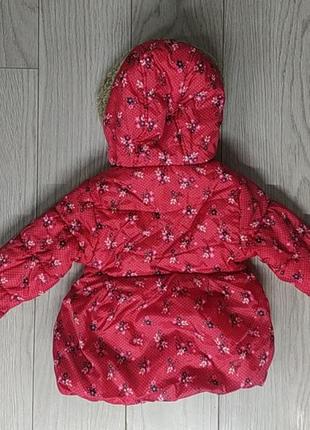 Зимняя куртка для девочки 12-18 месяцев3 фото