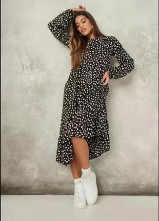 Платье missguided макси черное 2