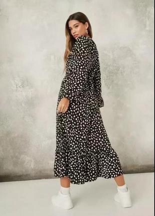 Платье missguided макси черное 3
