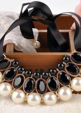 Кольє в стилі chanel 🖤