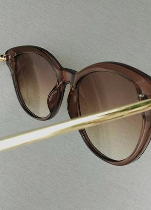 Chanel жіночі сонцезахисні окуляри коричневі з градієнтом6 фото