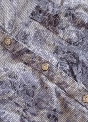 Фірмова сорочка, блуза, квітковий принт.10 фото