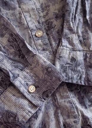 Фірмова сорочка, блуза, квітковий принт.7 фото