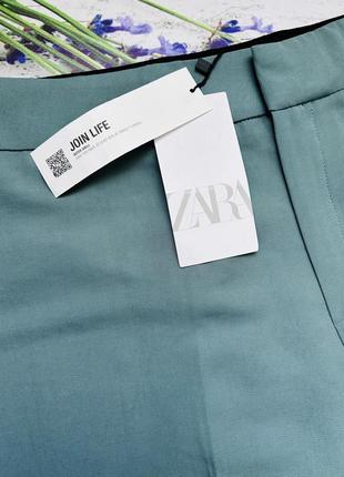 Брюки, широкие брюки палаццо zara, коллекция 2023 года, размер l8 фото