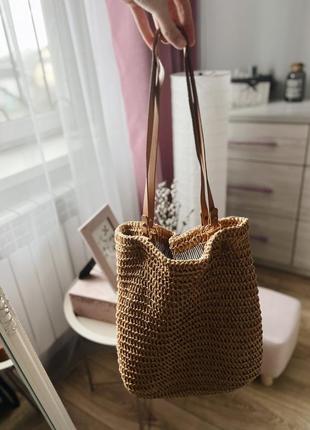 Солом ⁇ сумка-шоппер от sinsay