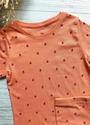 Піжама (шорти/футболка) для дівчинки lupilu2 фото