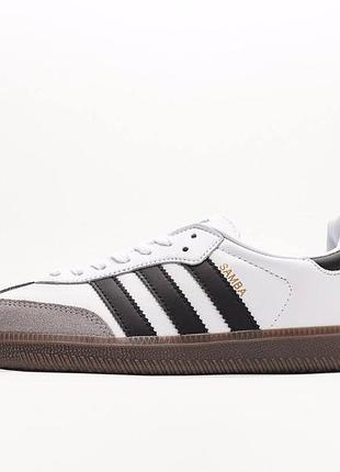 Чоловічі кросівки adidas samba white / smb