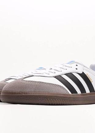 Чоловічі кросівки adidas samba white / smb8 фото