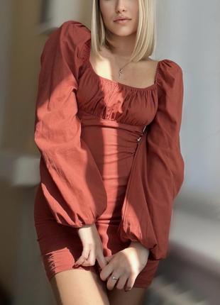 Коралова сукня 🪸- от pretty little thing ⠀