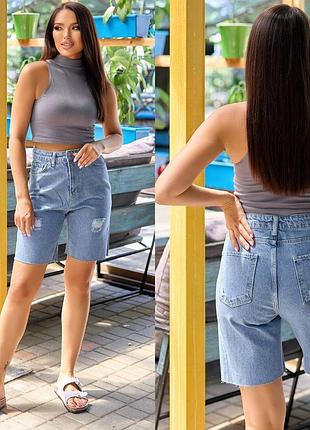 Джинсовые бриджи джинсовые шорты джинсовые капри