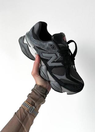 New balance 9060 black жіночі кросівки