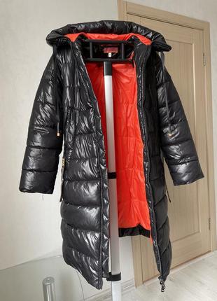 Зимняя куртка  пальто для девочки2 фото