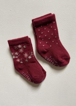 Набір шкарпеток від carter’s 3-12 міс.
