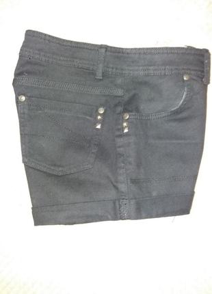 Шорты  котон черные 4