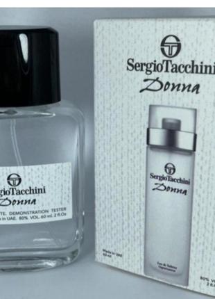 Міні-тестер duty free 60 ml sergio tacchini donna, серджіо таччині донна