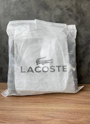 Мужская сумка lacoste черная барсетка / сумка на плечо7 фото