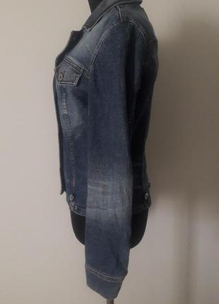 Вінтажний джинсовий піджак dolce&gabbana3 фото