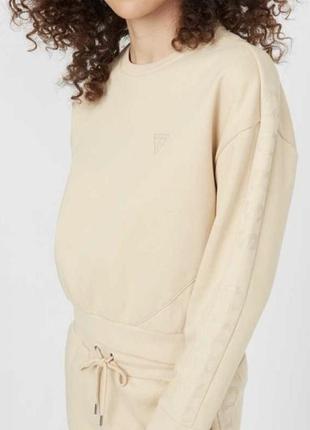 Світшот guess valencia logo беж m,l,xl