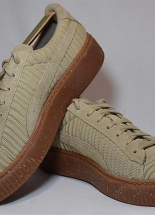 Кроссовки puma basket platform ow. оригинал. 40 р./25.5 см.