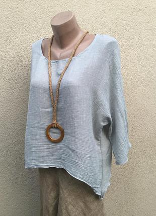 Легкая,,асимметрия блуза,этно,бохо стиль,хлопок