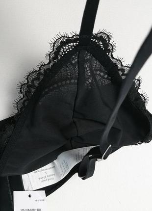 Бралет жіночий — бюстгальтер бралет чорний7 фото