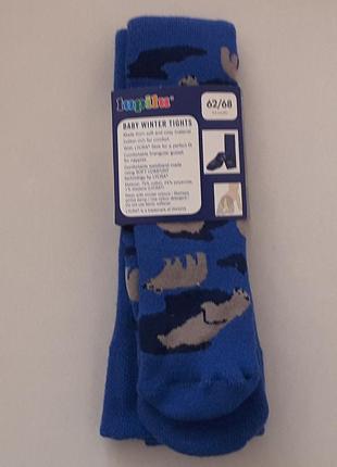 Супермахровые зимние колготки lupilu 2 - 6 месяцев, германия