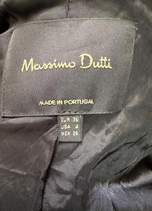 Massimo dutti серый пиджак блейзер 36 р-р4 фото