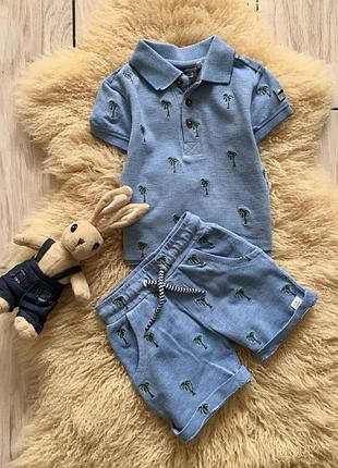 Летний костюм комплект пальмы