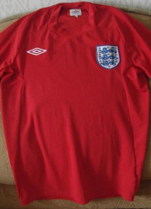 Футболка umbro, england, 99 evans :). розмір 36 (173 см). оригінал!