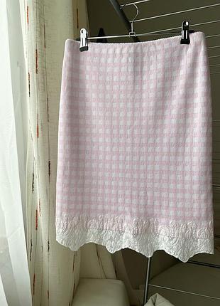 Marc cain спідниця з оздобленням мереживом