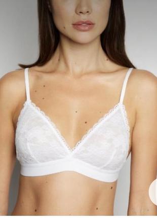 Белый лиф бра new look