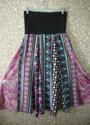 Довга літня спідниця "папайя" індія