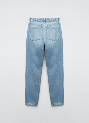 Zara comfort mom-fit trf jeans6 фото