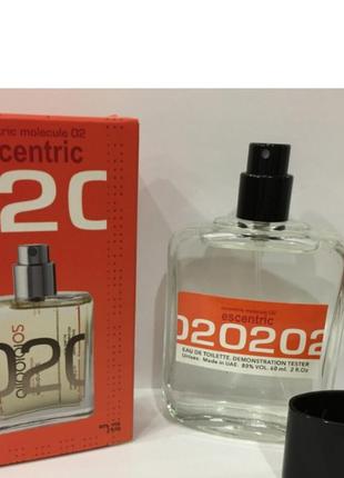 Мини-тестер duty free 60 ml escentric molecule 02, молекула эксцентрик 02 2