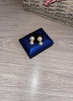 Серьги- пусеты имитация жемчужин