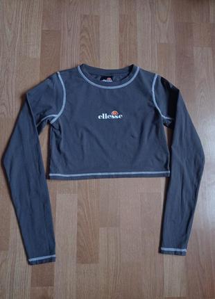 Ellesse укороченный топ топик с длинными рукавами