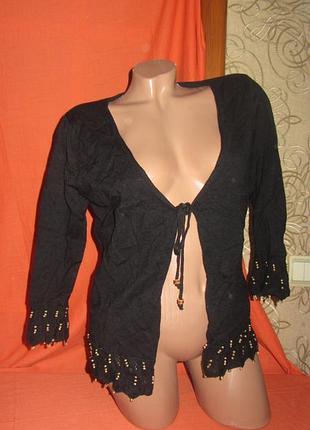 ❤️кардиган фирменный кофточка деревянные бусинки berkertex berkertex