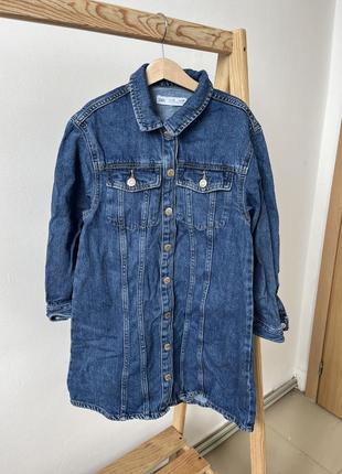 Джинсовое платье zara для девочки платье для девушки для подростка джинсовый сарафан 10 140