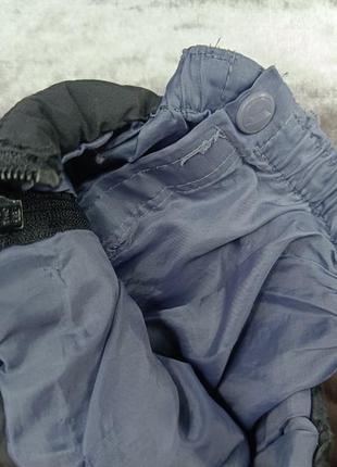 Лыжные термо - штаны для мальчика. черные зимние брюки4 фото