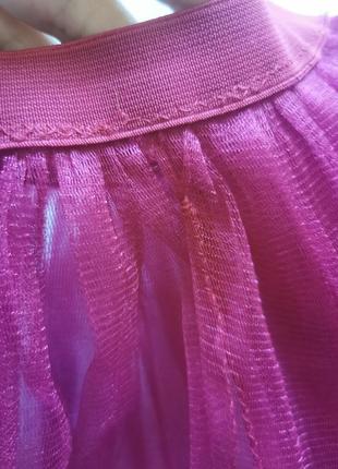 Фатиновая прозрачная юбка для танцев2 фото