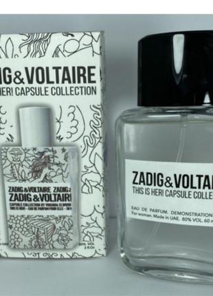 Tester dutyfree 60ml zadig & voltaire this is her парфумована вода