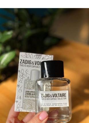 Tester dutyfree 60ml zadig &amp; voltaire this is her парфумована вода2 фото