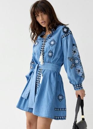 Платье вышиванка туречковина 👍2 фото