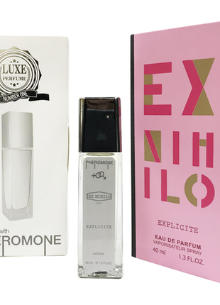 Парфюмированная вода pheromone formula ex nihilo explicite унисекс 40 мл