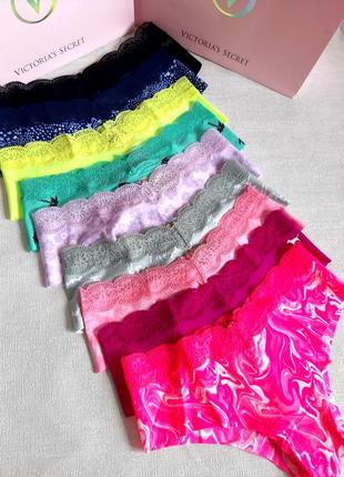 Бесшовные трусики victoria's secret pink трусики чикини victoria's secret pink